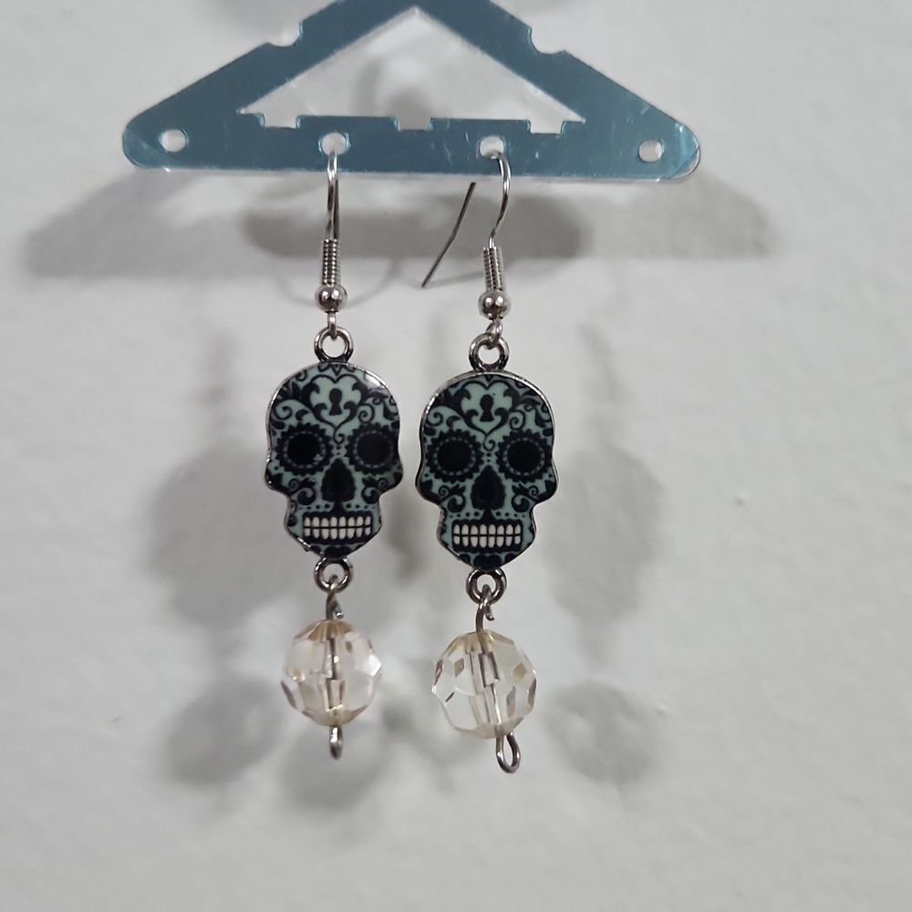 Handmade Moon light ancestors drop dangle earrings